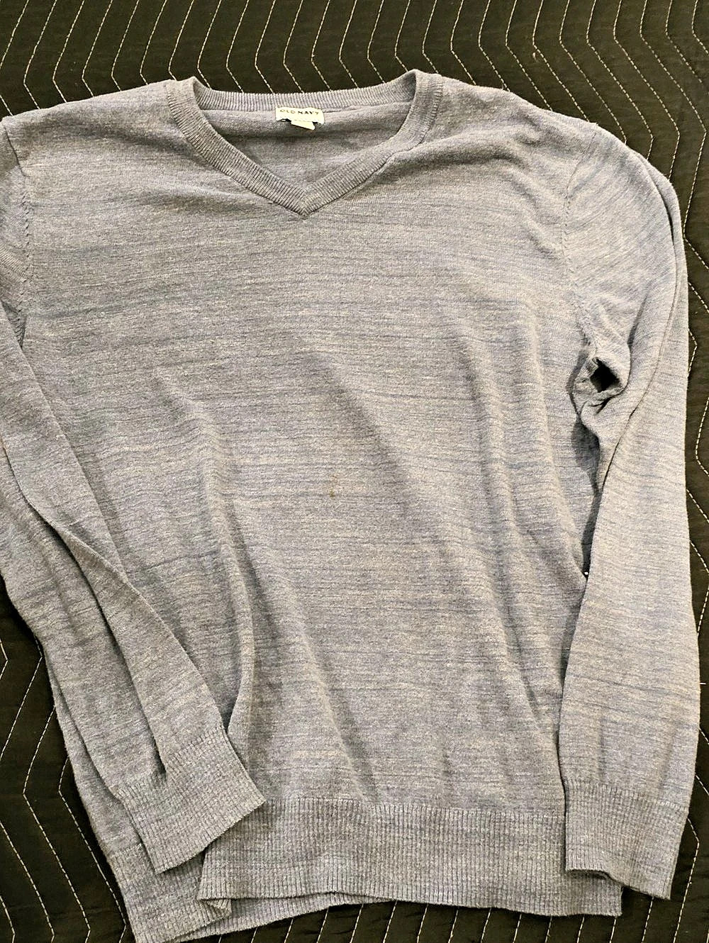 Old Navy Men's V-Neck Sweater Gray Size Large
